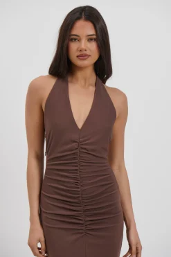 Ebba Maxi Dress Chocolate