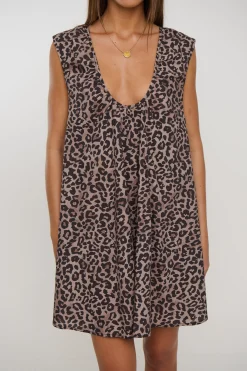 Eden Mini Dress Leopard