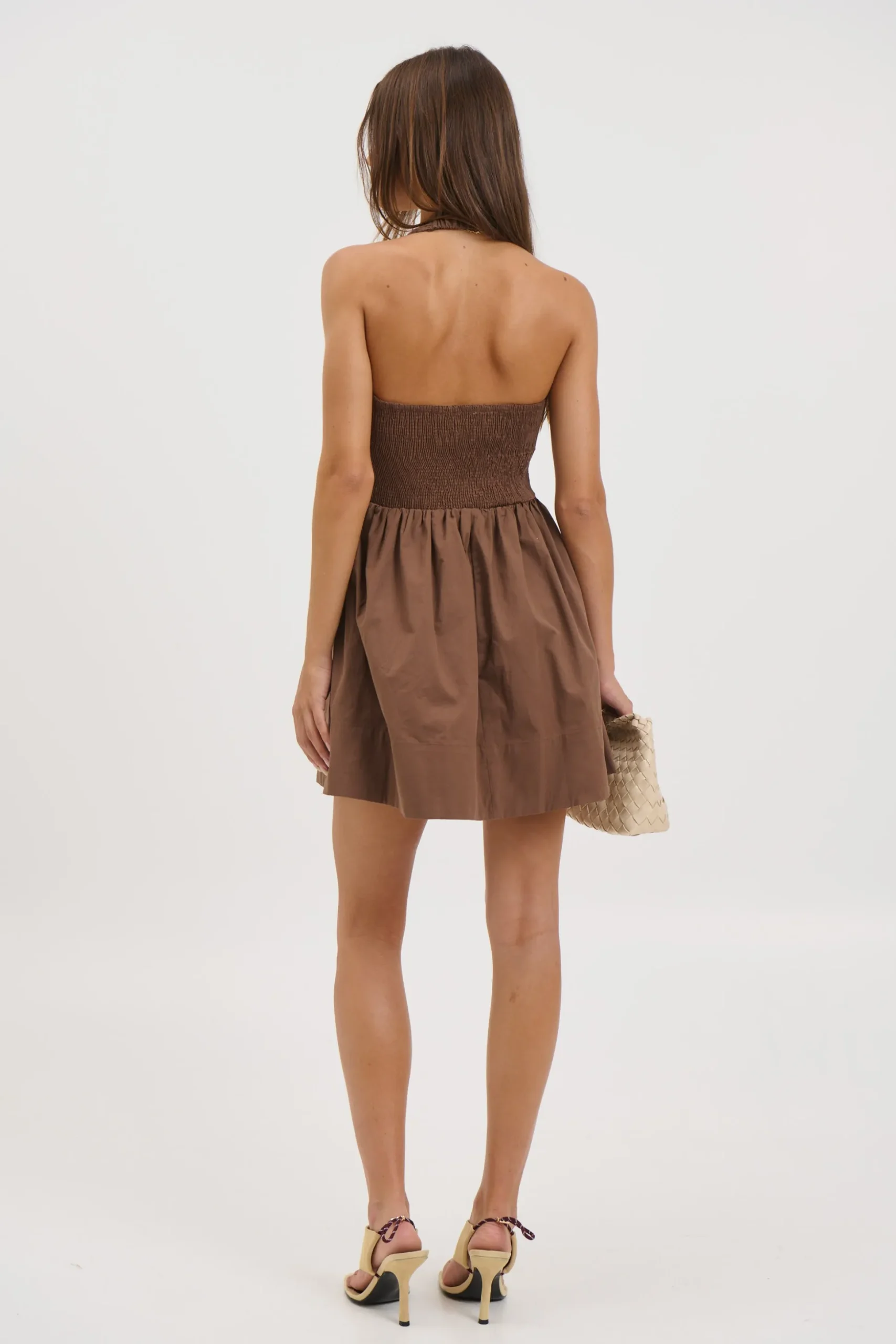 Eleanora Mini Dress Chocolate