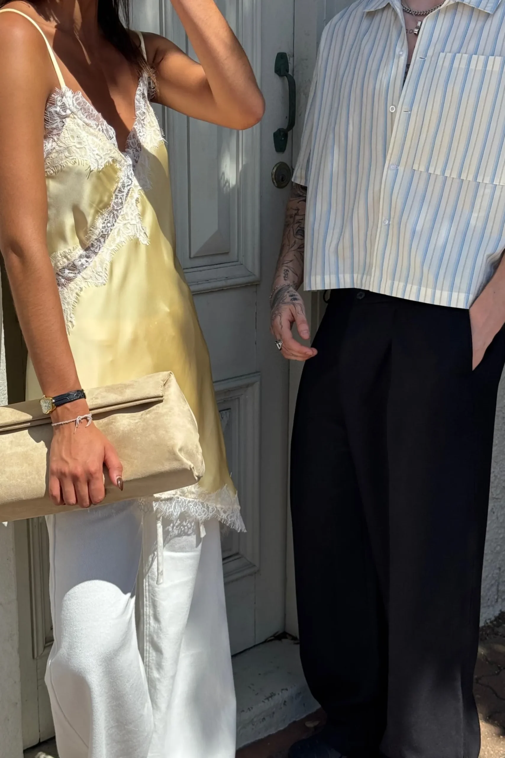 Electra Lace Dress Lemon