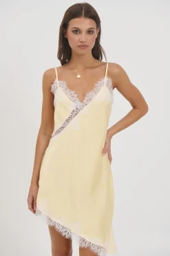 Electra Lace Dress Lemon