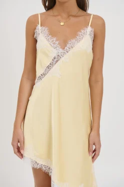 Electra Lace Dress Lemon