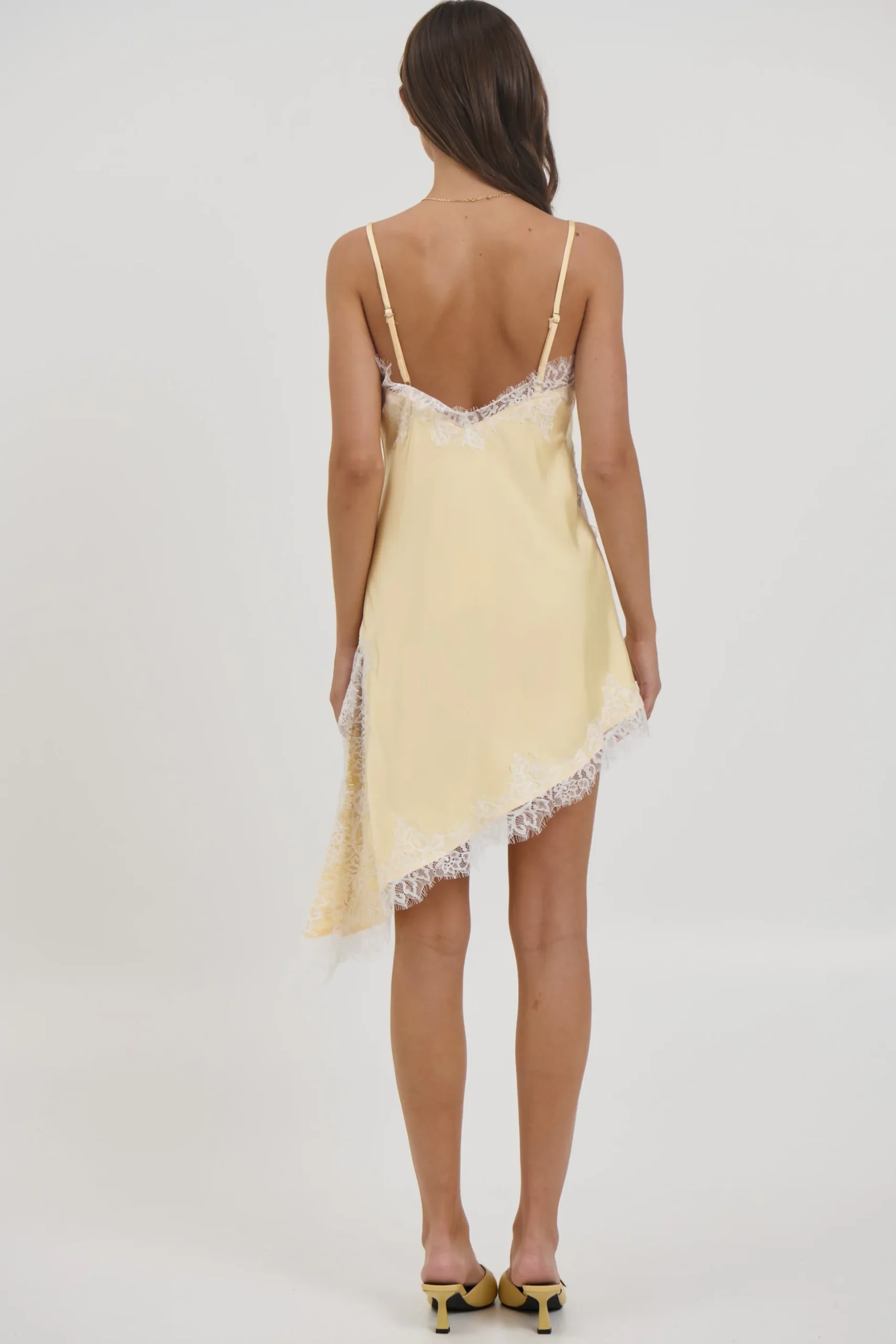 Electra Lace Dress Lemon
