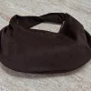 Elena Handle Bag Dark Cacao Suede