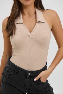 Elio Bodysuit Beige
