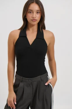 Elio Bodysuit Black