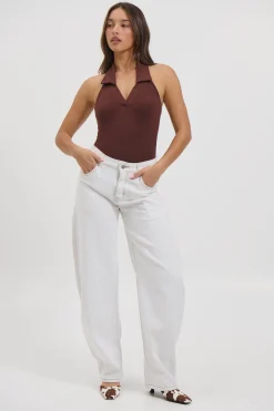 Elio Bodysuit Chocolate