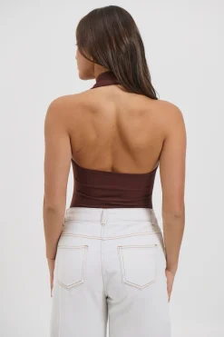 Elio Bodysuit Chocolate