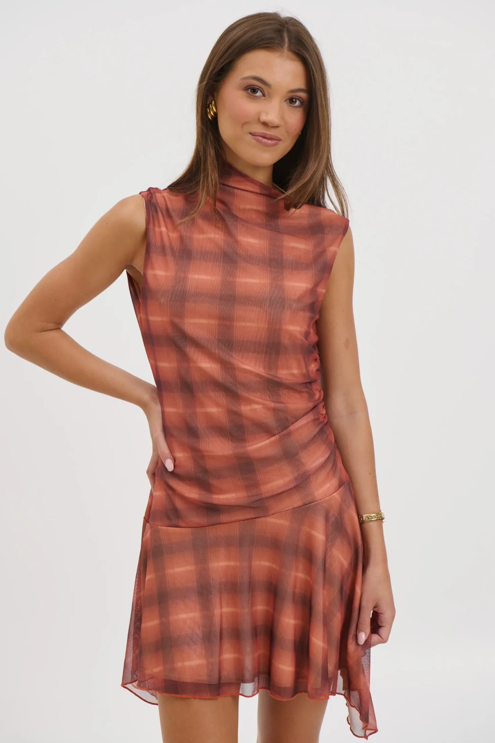 Elky Mini Dress Orange