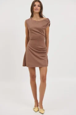 Ella Mini Dress Chocolate