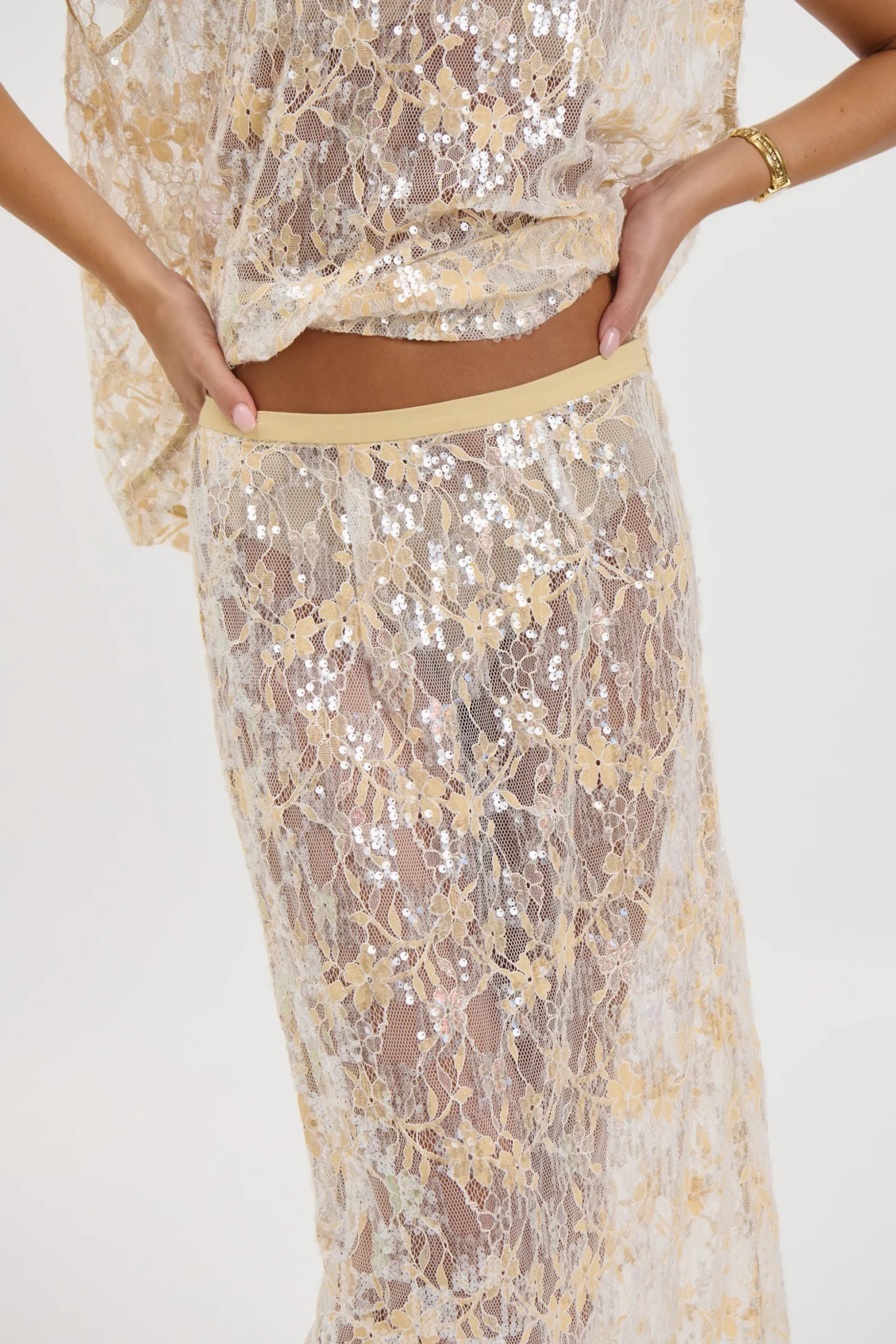 Fern Skirt Gold