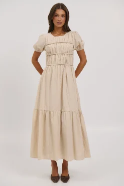 Gianna Maxi Dress Oat
