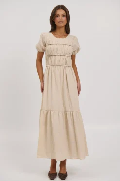 Gianna Maxi Dress Oat