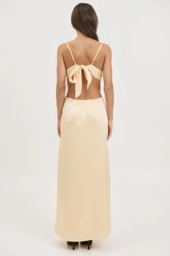 Gloria Maxi Dress Lemon