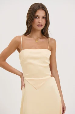 Gloria Maxi Dress Lemon