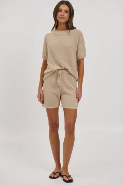 Golda Knit Set Sand
