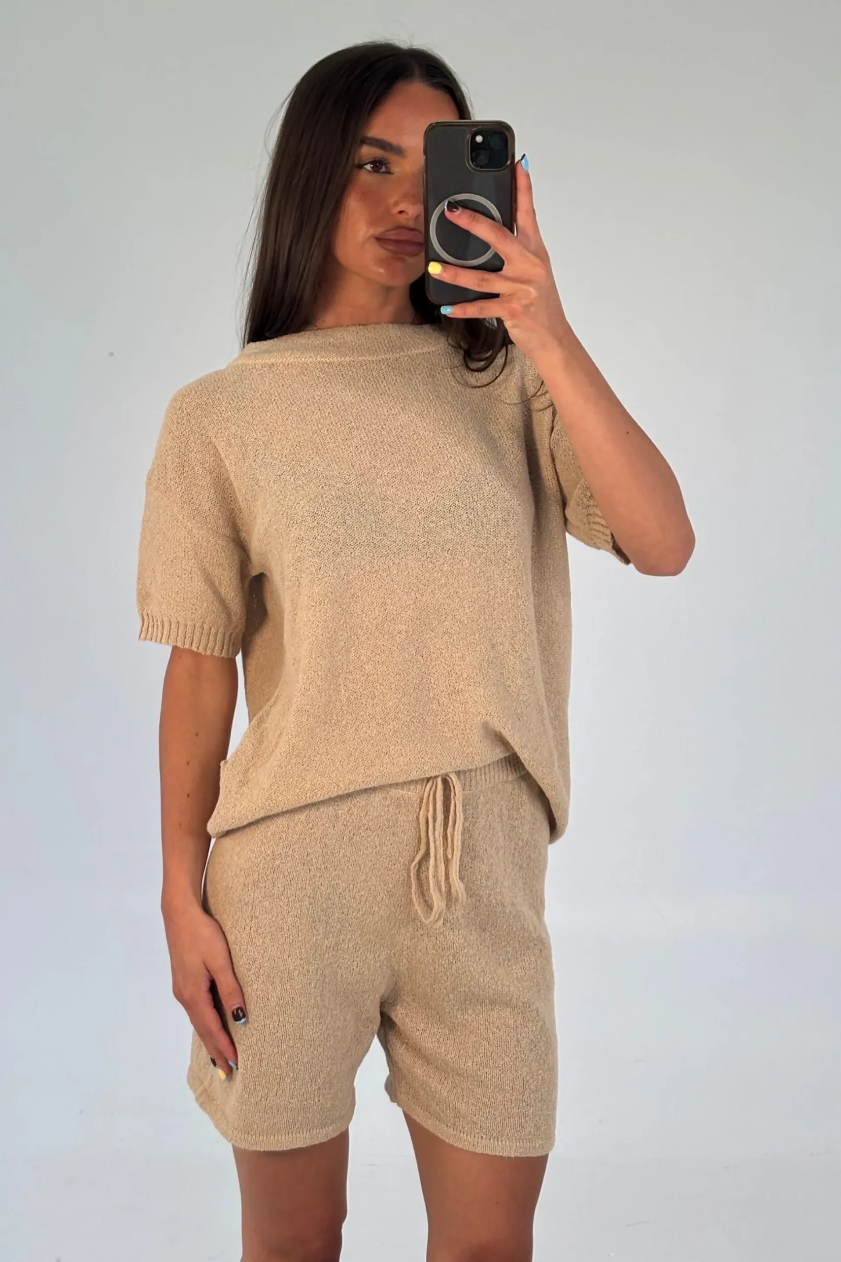 Golda Knit Set Sand