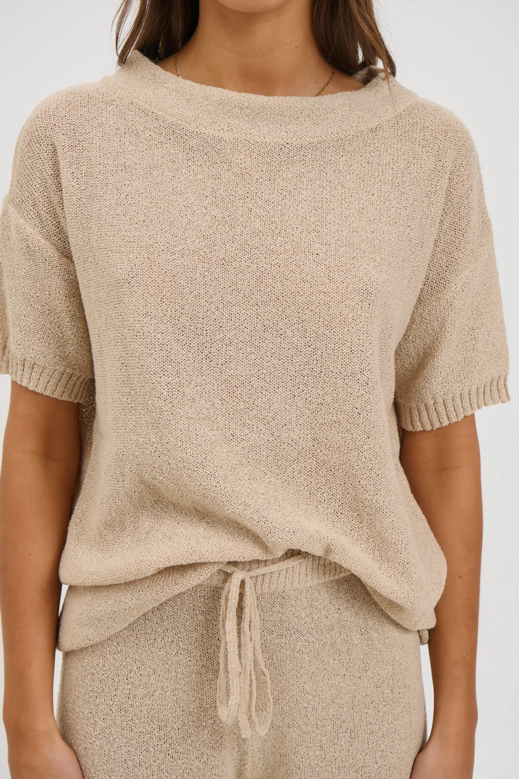 Golda Knit Set Sand