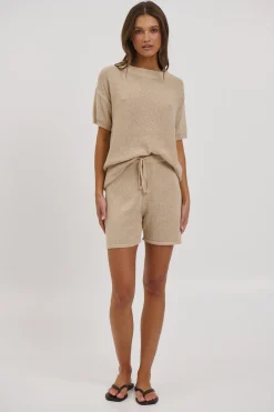 Golda Knit Set Sand