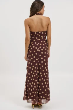 Grace Maxi Dress Chocolate