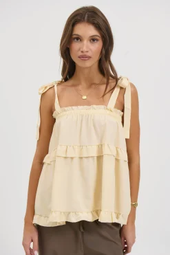 Hailey Top Lemon