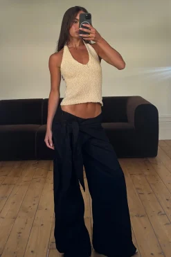 Halo Halter Top Butter