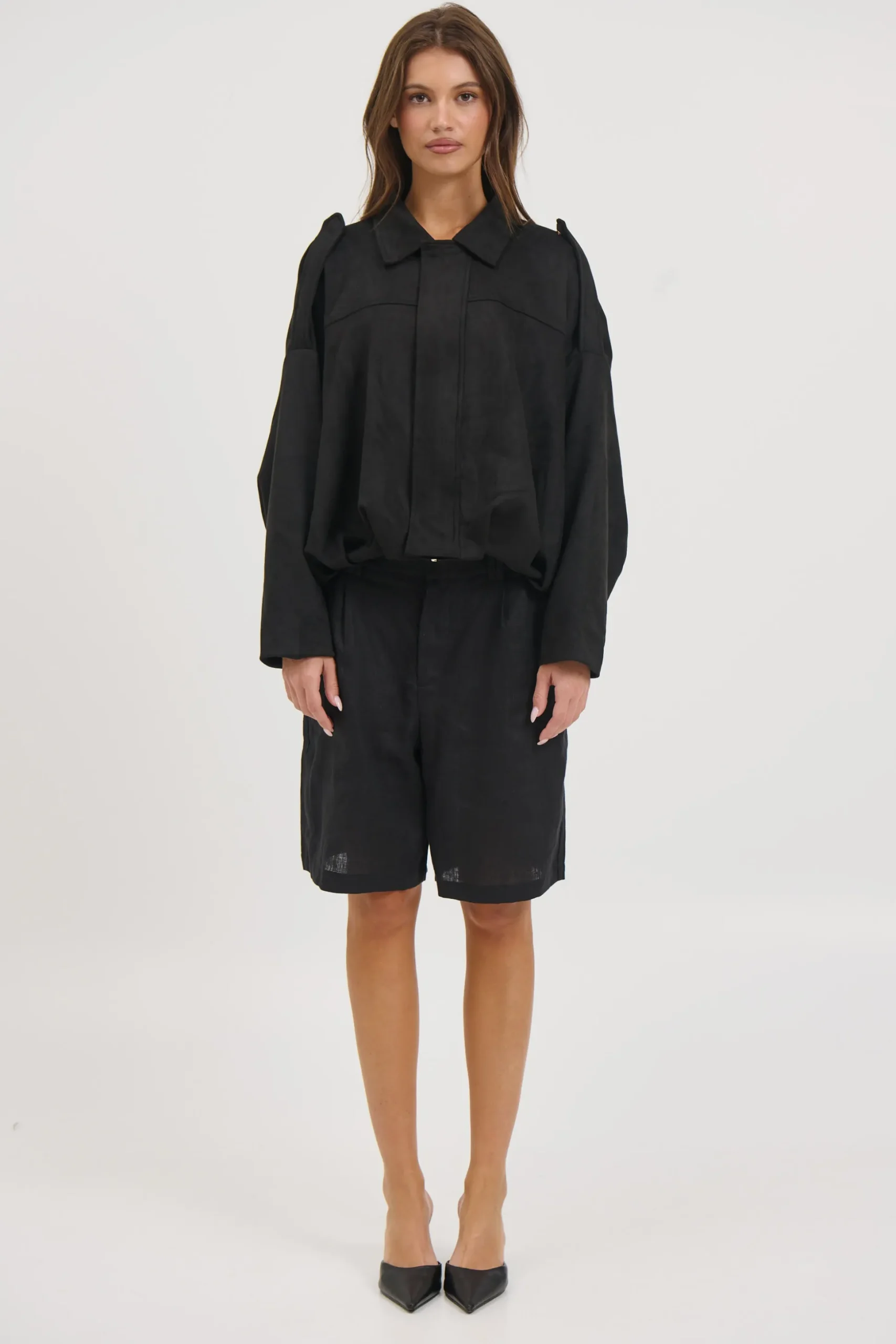 Harmony Suede Jacket Black