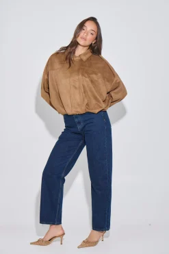 Harmony Suede Jacket Brown