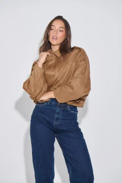 Harmony Suede Jacket Brown