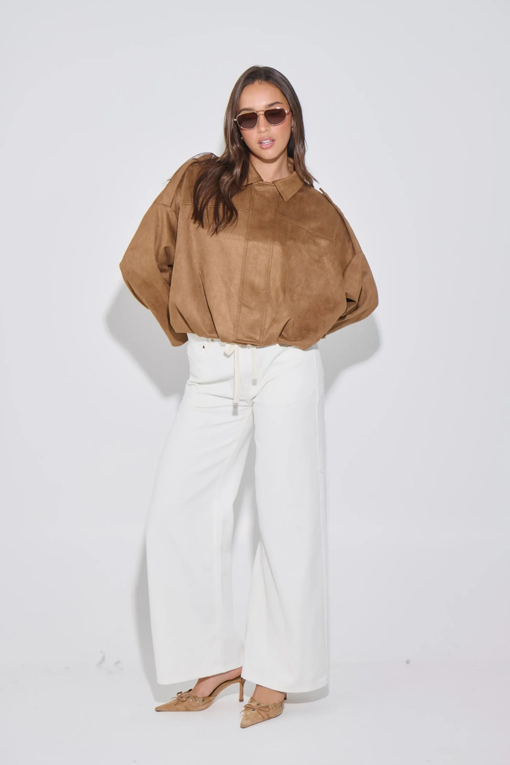 Harmony Suede Jacket Brown