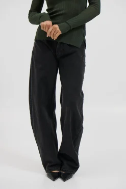 Horseshoe Denim Washed Black