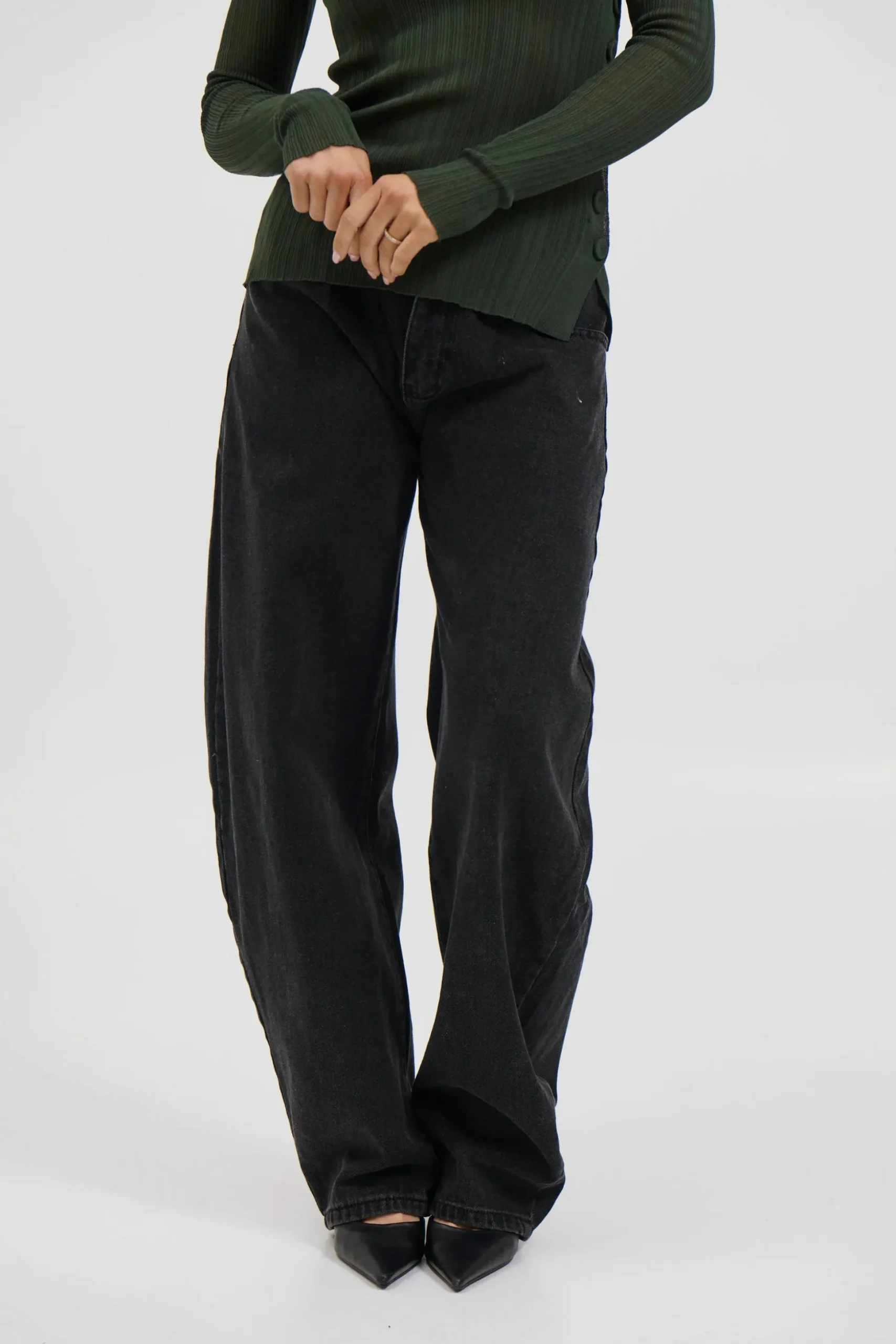 Horseshoe Denim Washed Black