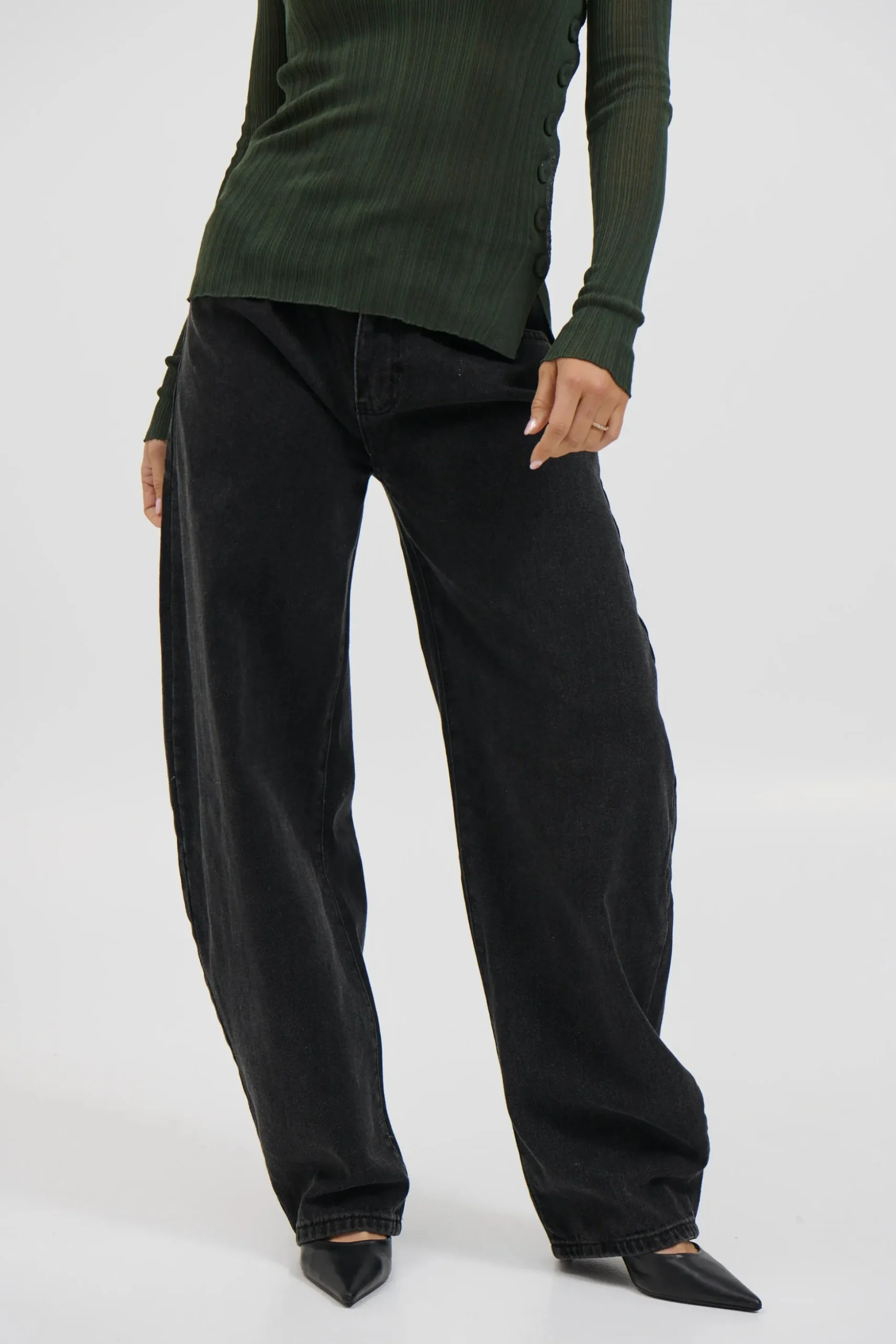 Horseshoe Denim Washed Black