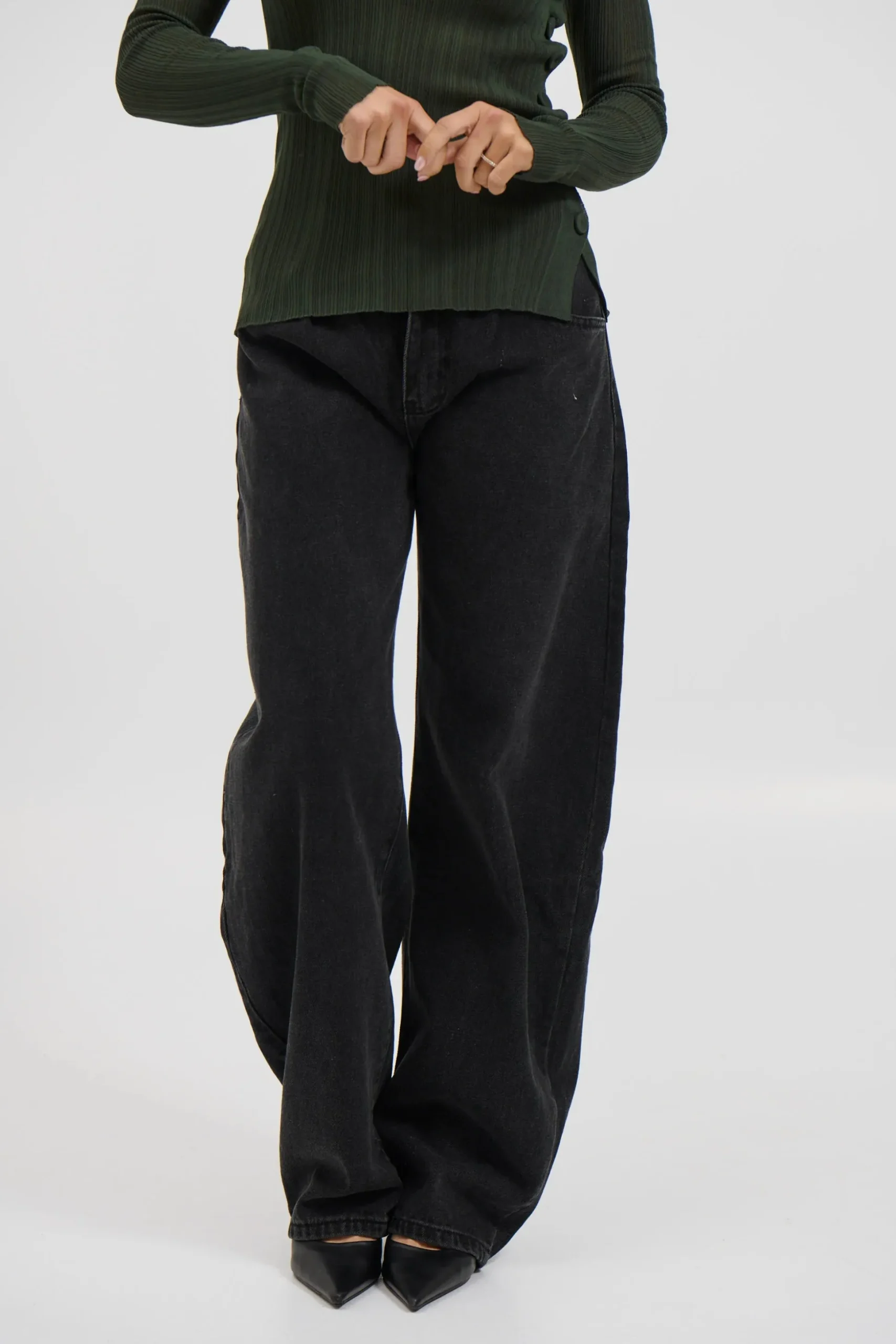 Horseshoe Denim Washed Black