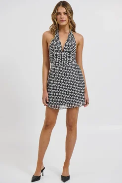 Huntly Mini Dress Polka Dot