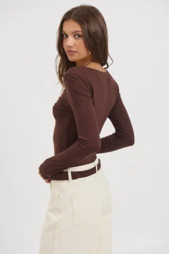 Ida Long Sleeve Chocolate