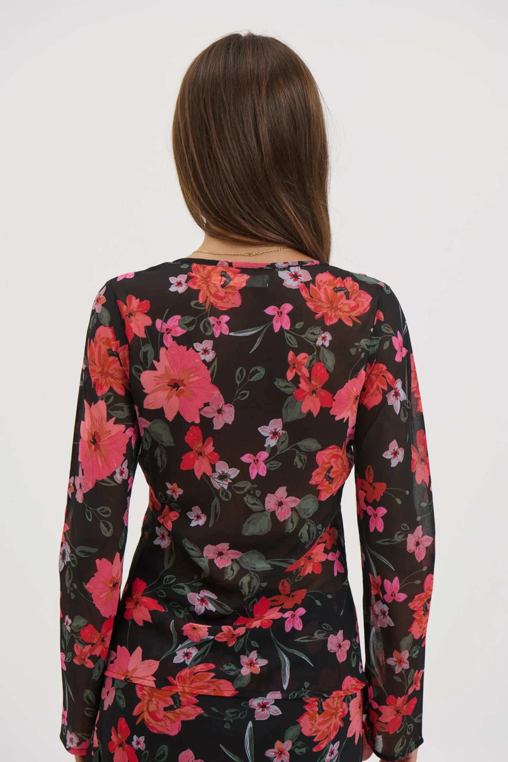 Ingrid Top Black Floral