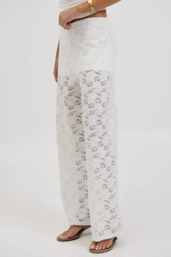 Jacinta Lace Pant White