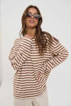 Jaida Long Sleeve Chocolate