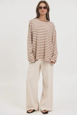 Jaida Long Sleeve Chocolate