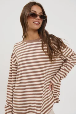 Jaida Long Sleeve Chocolate