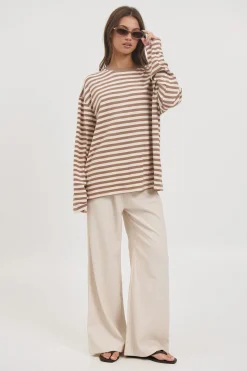 Jaida Long Sleeve Chocolate