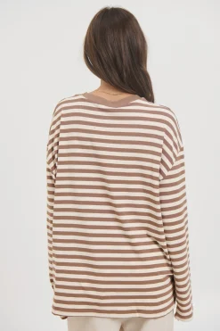 Jaida Long Sleeve Chocolate