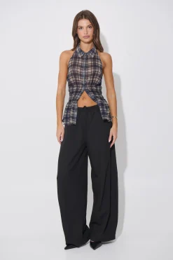 Jaylan Sleeveless Shirt Dark Grey