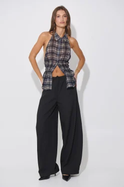 Jaylan Sleeveless Shirt Dark Grey