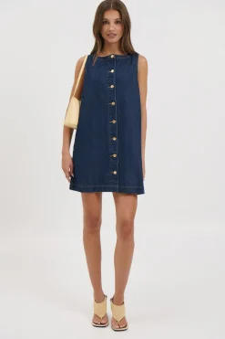 Jaymes Denim Dress Indigo