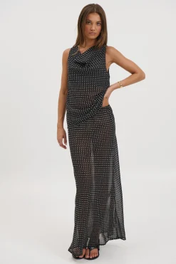 Jemma Sheer Top Black