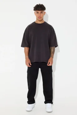 Jordan Crop Tee Acid Black