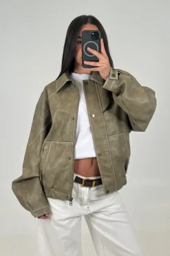 Jorja Bomber Jacket Natural