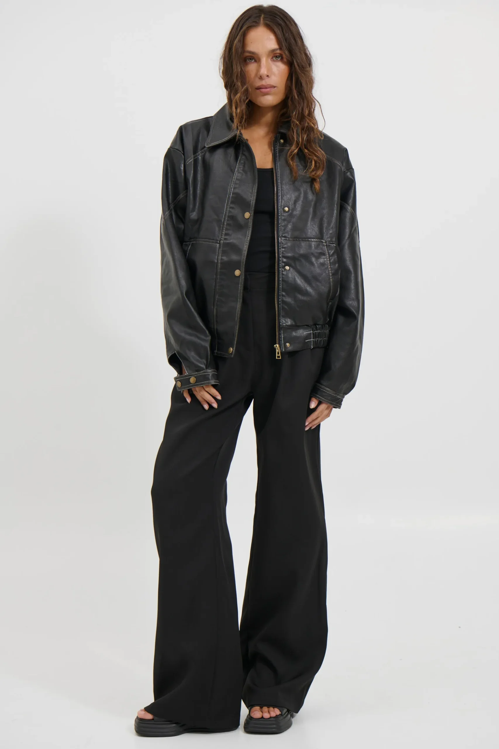 Jorja Bomber Jacket Vintage Black